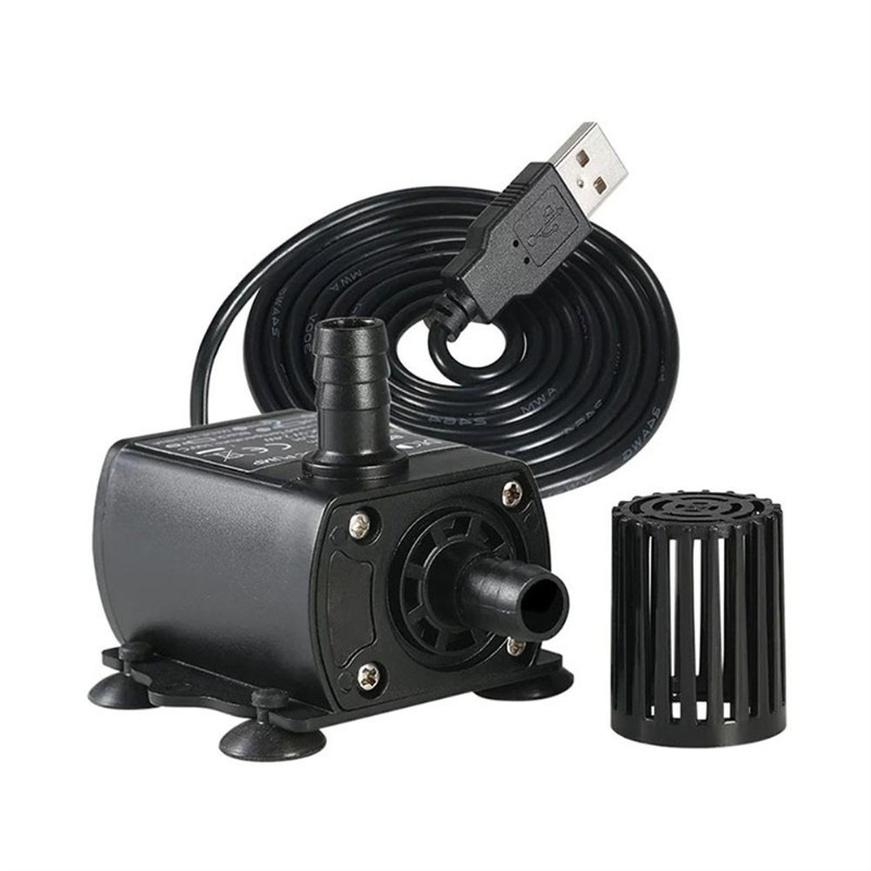 Water Pump Submersible Mini - Pompa Mini Ultra Tenang untuk Akuarium,