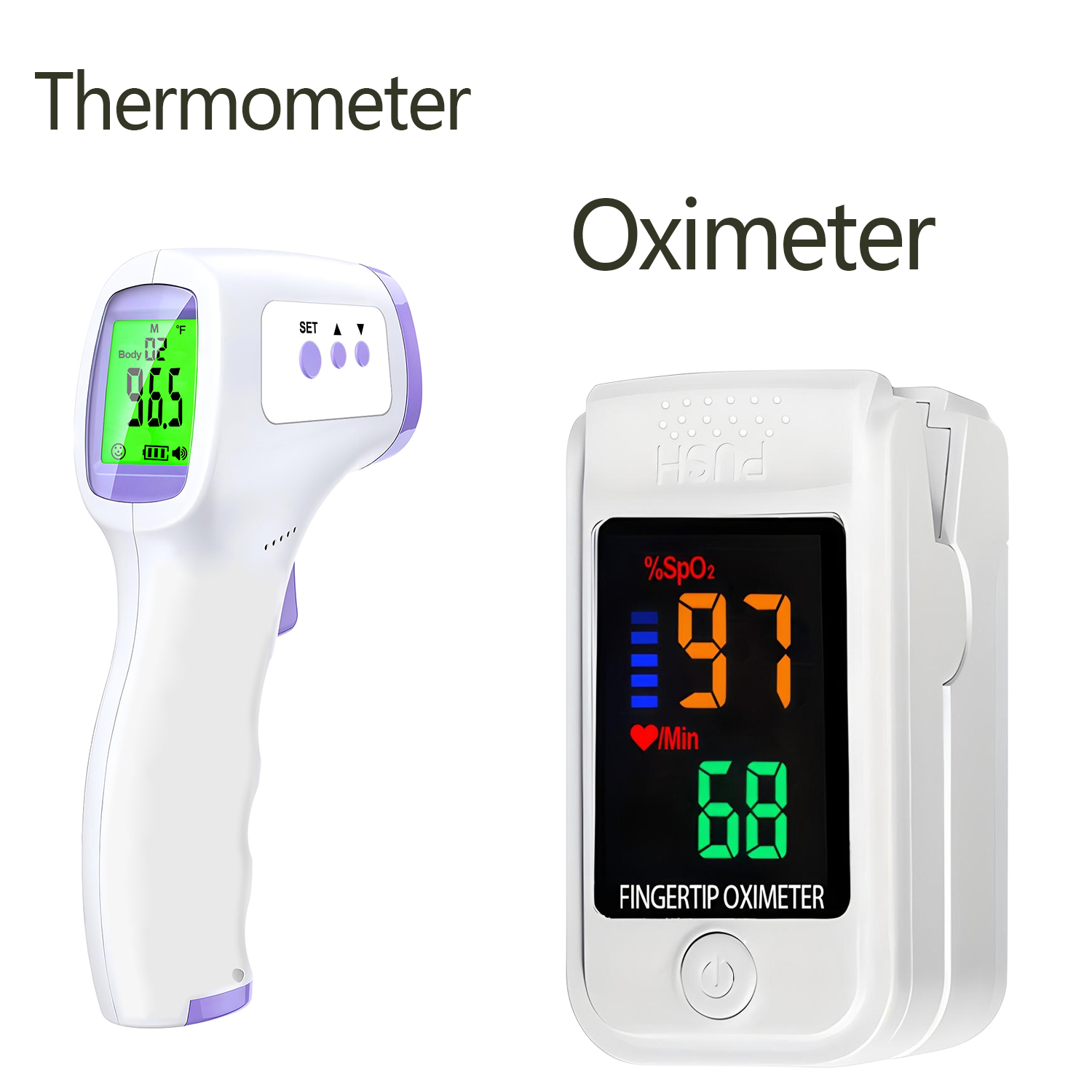 Termometer Elektronik Inframer - Do Oxygen Meter ulasan dan harga