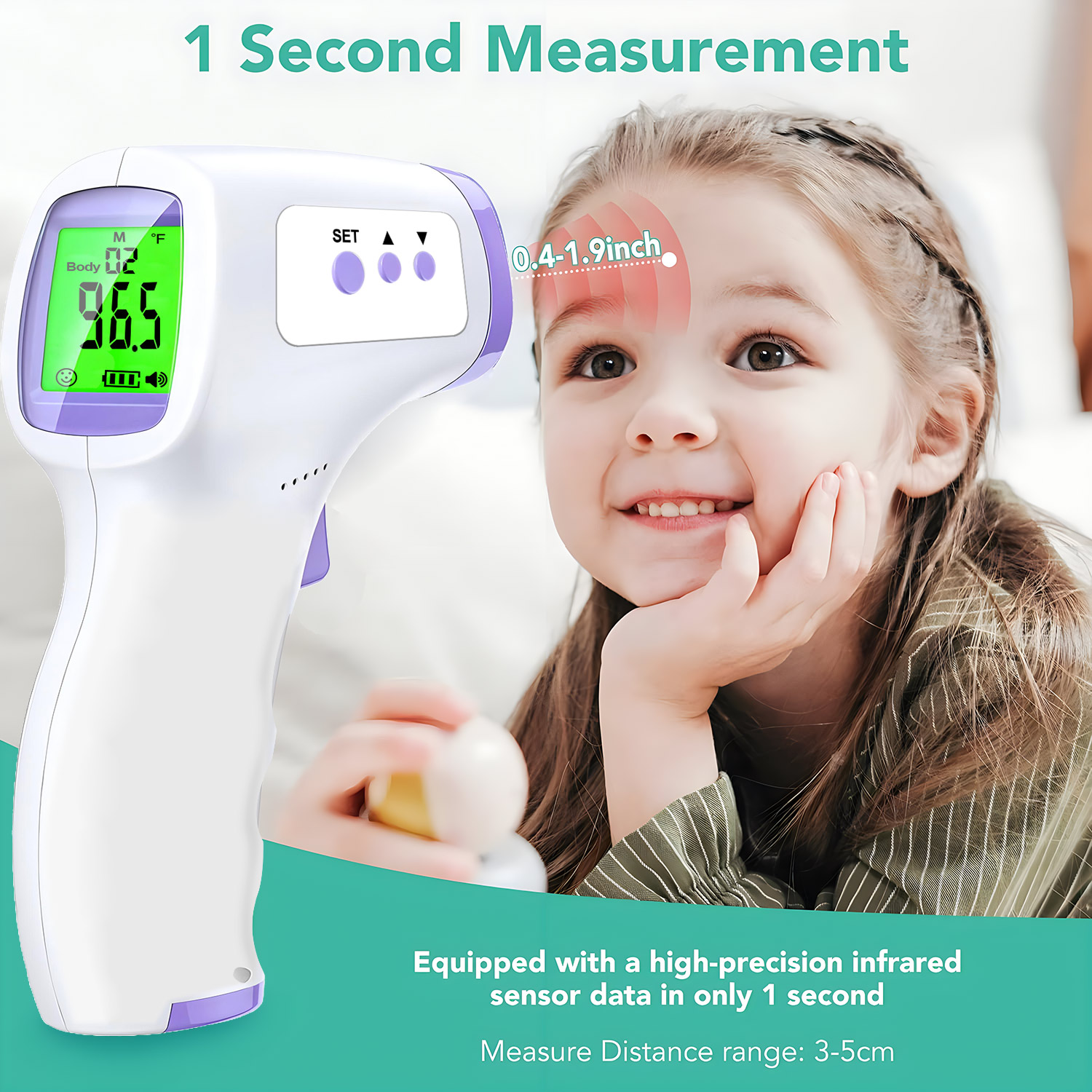 Termometer Elektronik Inframer - Do Oxygen Meter ulasan dan harga