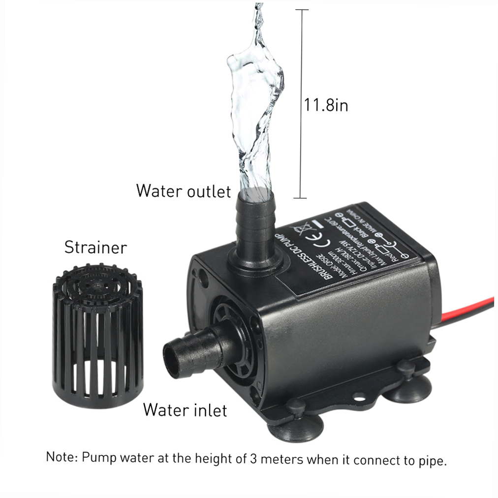 Ultra-hening Mini USB DC5V 4.8 - Water Pump Submersible Mini ulasan dan harga