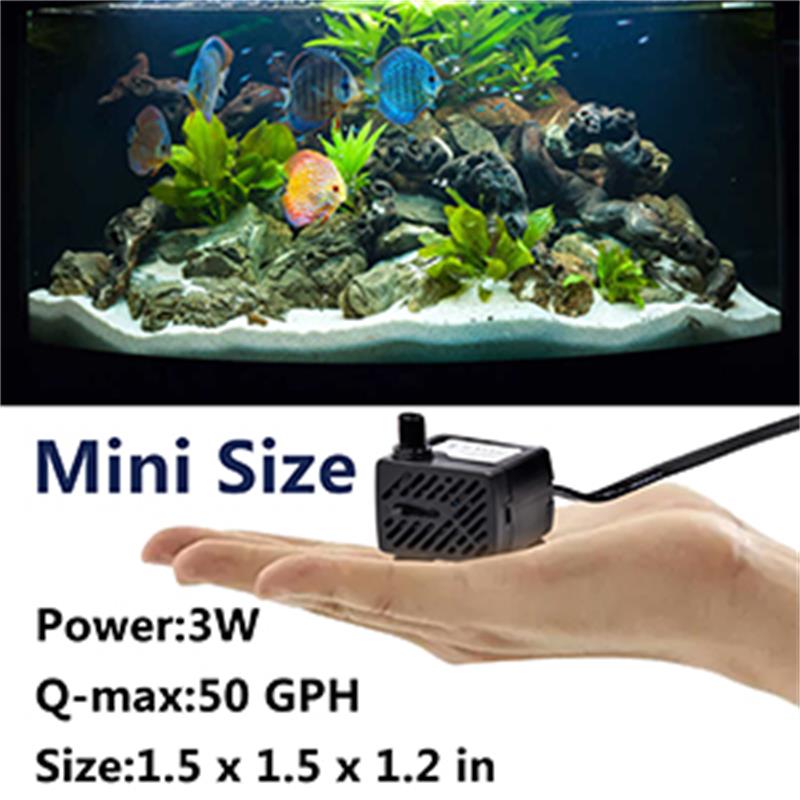 Pompa air tangki ikan Mini, po - Water Pump Submersible Mini ulasan dan harga
