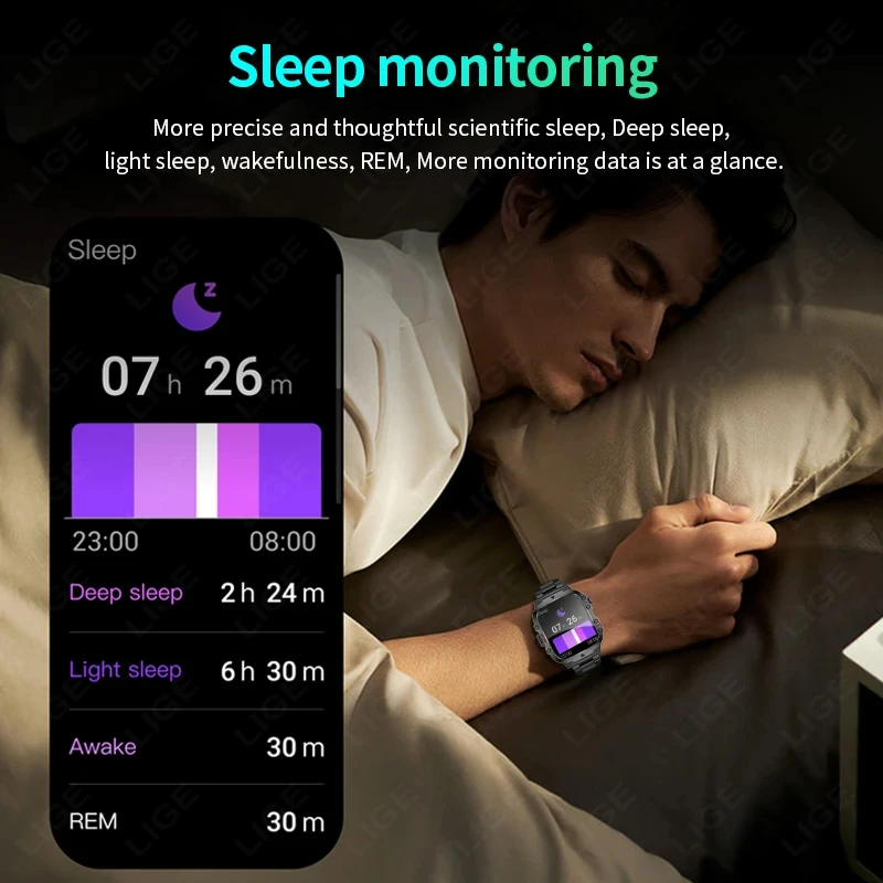 LIGE Jam Tangan Pintar Olahrag - Do Oxygen Meter ulasan dan harga
